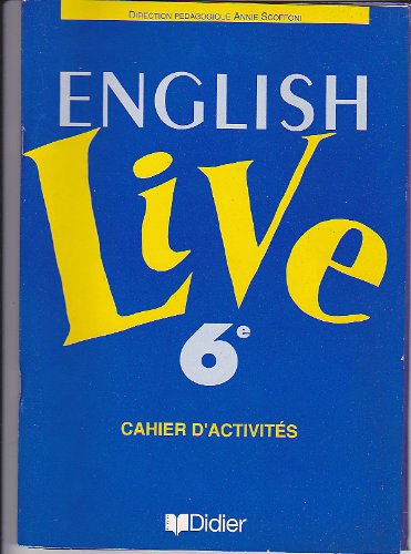 English Live 6e Cahier