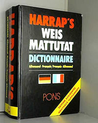 Harrap's Weis Mattutat: Dictionnaire allemand-français Pons