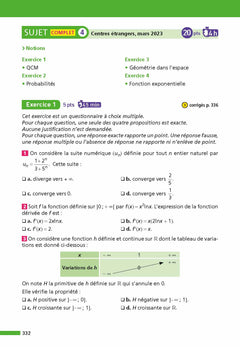 Annales ABC du BAC 2025 - Maths Tle - Sujets et corrigés - Enseignement de spécialité Terminale - Epreuve finale - Corrigé