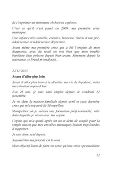 La vie d'un bipolaire