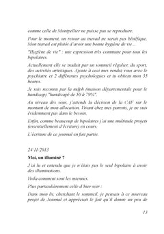 La vie d'un bipolaire