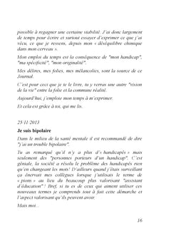 La vie d'un bipolaire