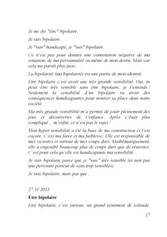 La vie d'un bipolaire