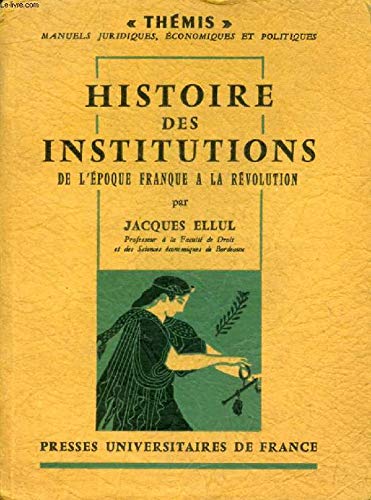 Histoire des institutions