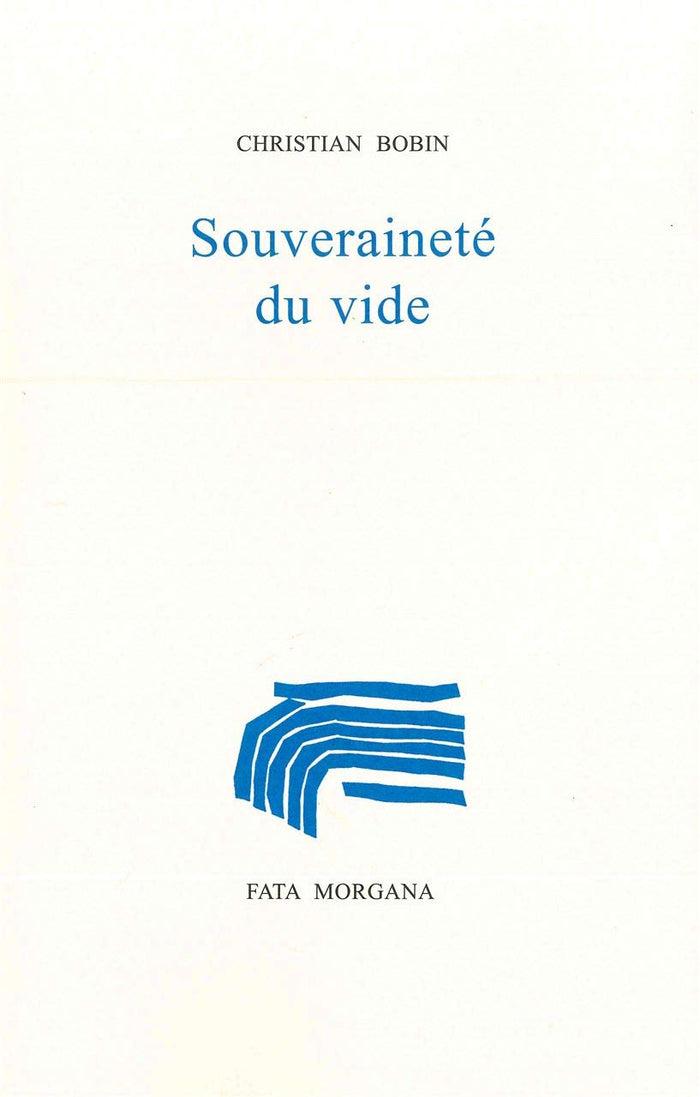 souveraineté du vide / lettres d'or