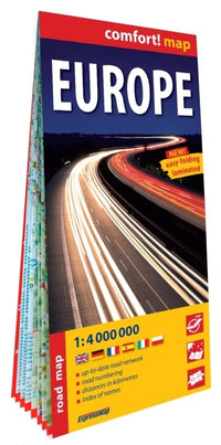 Europe 1/4.000.000 (carte grand format laminée)