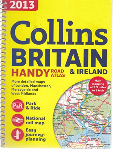 Collins Britain & Ireland 2013 Handy Road Atlas, by Collins, Spiral bound, Maps and Atlases