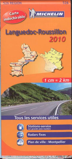 CARTE ROUTIERE 526 LANGUEDOC ROUSSILLON HR 2010