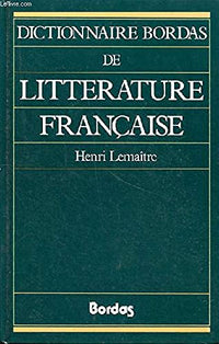 Dictionnaire Bordas de littérature française et francophone