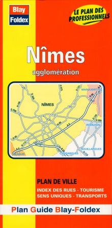 Plan de ville : Nîmes (avec un index)