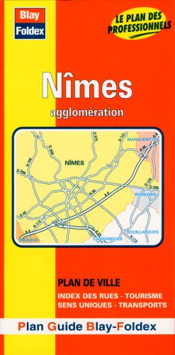 Plan de ville : Nîmes (avec un index)