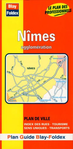 Plan de ville : Nîmes (avec un index)