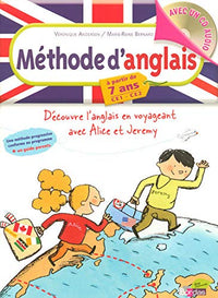 Méthode d'anglais CE1 CE2 à partir de 7 ans + CD audio