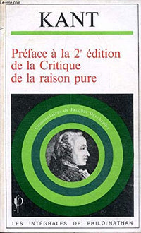 Préface à la 2ème édition de la critique de la raison pure