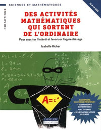 ACTIVITES MATHEMATIQUES QUI SORTENT DE L’ORDINAIRE