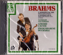 Brahms 2 Sonates Op. 120 , 2 Gesänge Op. 91 - Stutzmann. Causse, Duchable
