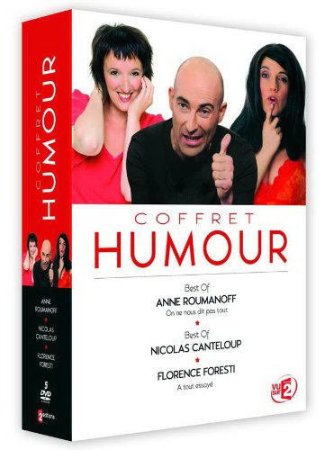 Coffret Humour-Anne Roumanoff/Nicolas Canteloup/Florence Foresti
