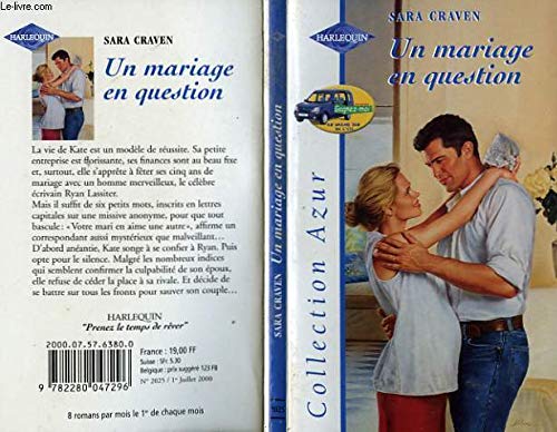 Un mariage en question