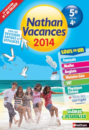 Nathan Vacances Collège - De la 5è vers la 4è