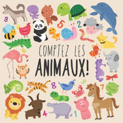 Comptez les animaux!: Un livre de puzzle amusant pour les 2-5 ans