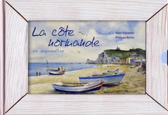 La côte normande: En aquarelles