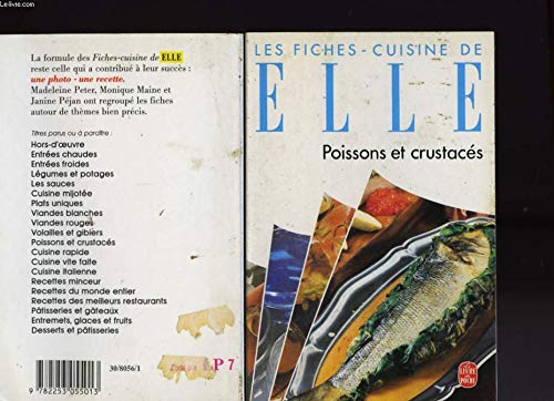 Les fiches-cuisine de Elle : Poissons et crustacés
