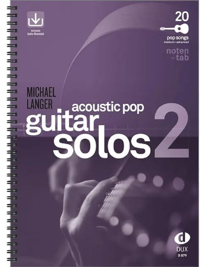 Acoustic pop guitar solos solf. & tab vol.2 cd