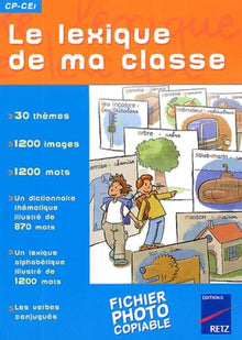 Le lexique de ma classe CP-CE1