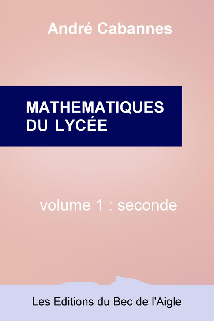 Mathématiques de la classe de seconde