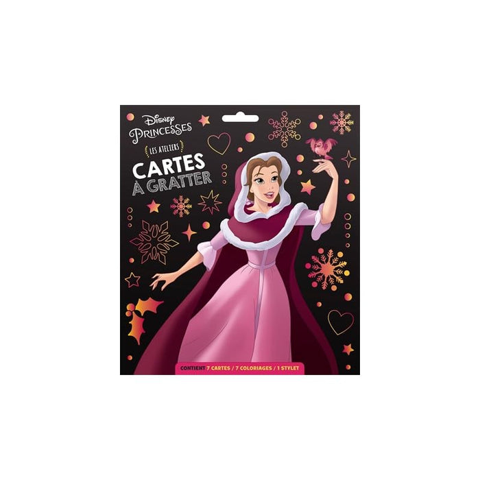 DISNEY PRINCESSES - Pochette Cartes à gratter - Spécial Noël