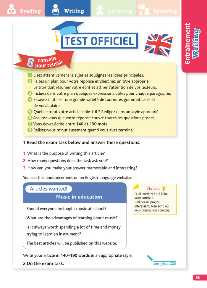 Le guide officiel du test Cambridge English Certificate (Niveau B2)