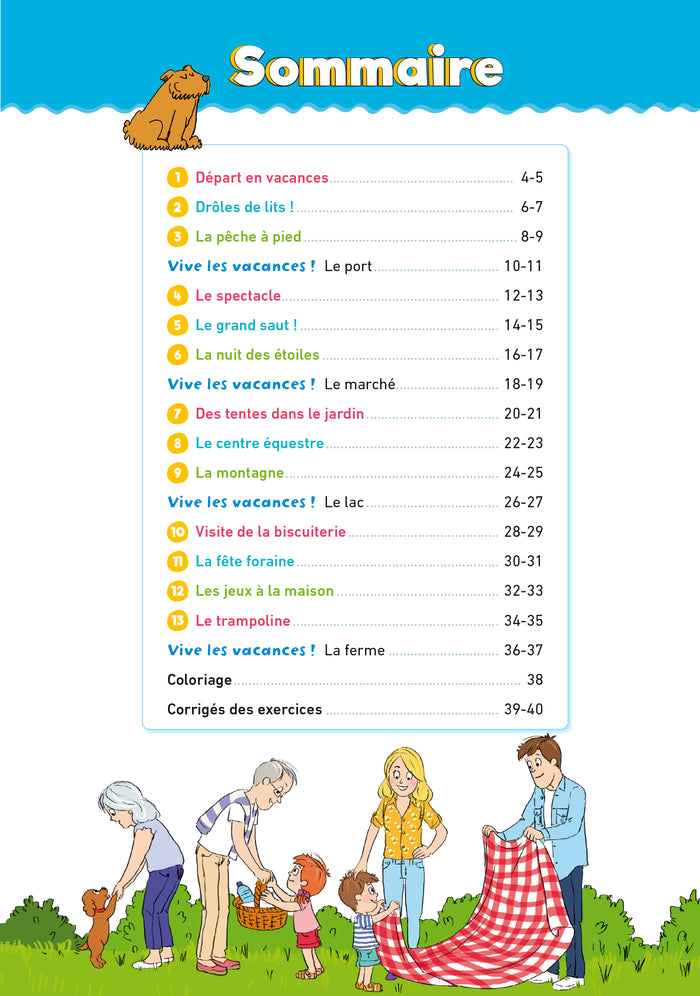 Sami et Julie - Cahier de vacances 2024