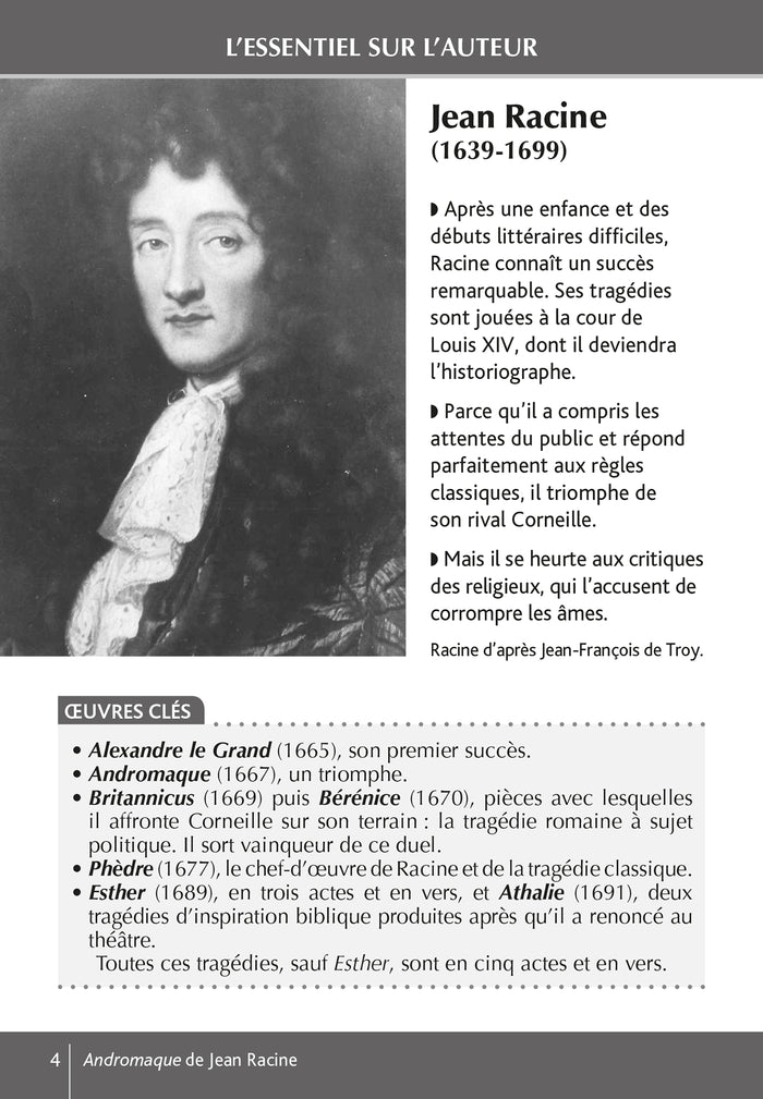 Bibliolycée - Andromaque, Racine
