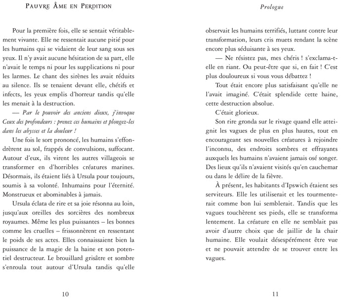 Villains Disney Pauvre âme en perdition