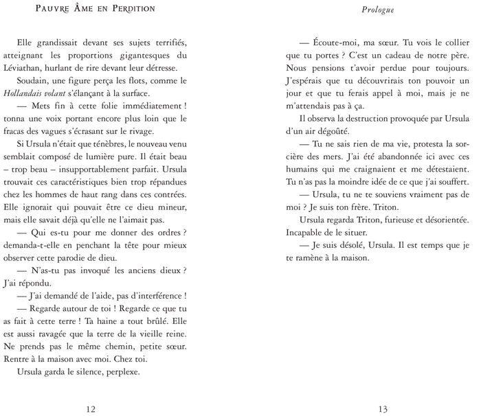 Villains Disney Pauvre âme en perdition