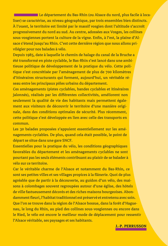 Balades à vélo dans le Bas-Rhin