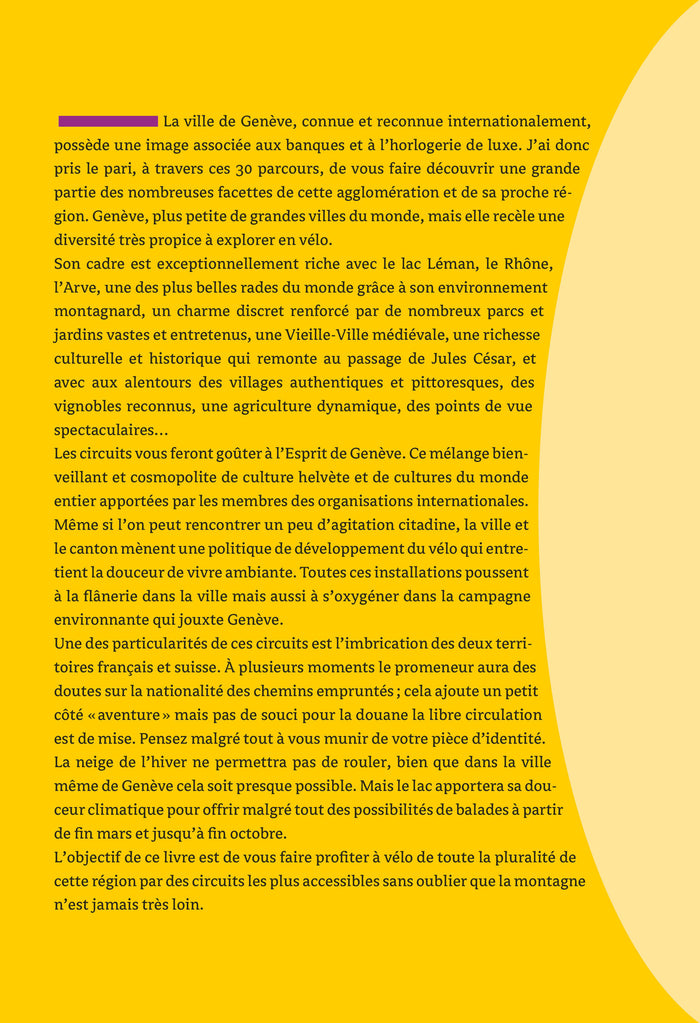 Balades à vélo autour de Genève