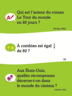 Boîte Quiz - Incollables Famille - Enfants vs Parents