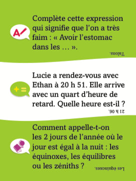 Boîte Quiz - Incollables Famille - Enfants vs Parents