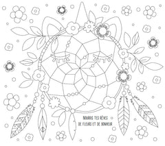 Ma pochette Attrape-rêves Licorne-Cartes à gratter et à colorier