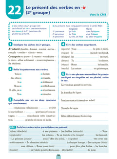 Mon cahier de conjugaison CE1-CE2