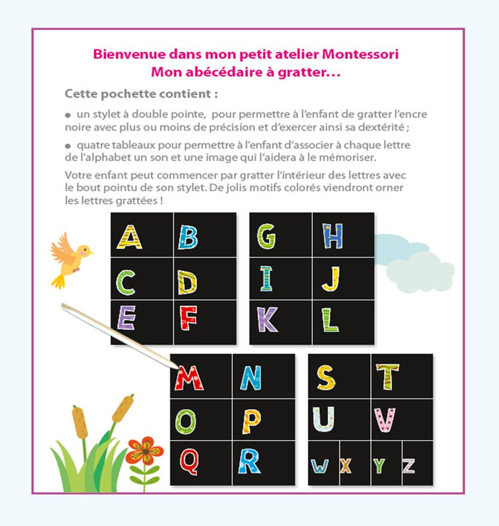 Mon abécédaire à gratter