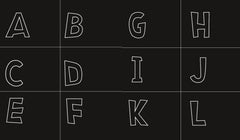 Mon abécédaire à gratter