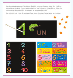 Mes petits ateliers Montessori Mes chiffres à gratter