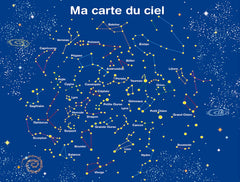 Mes petits ateliers Montessori - Mes cartes du ciel à gratter