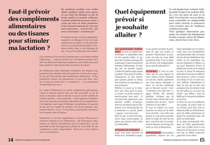 Un allaitement réussi et serein en 101 questions-réponses