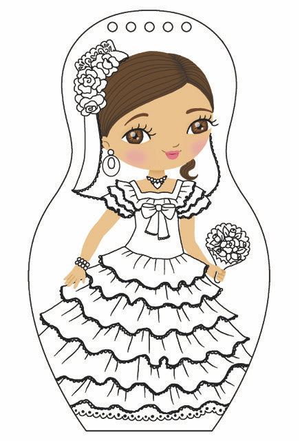 Minimiki - Carnet créatif - Mariées du monde