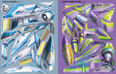 Construis tes super avions avec des autocollants