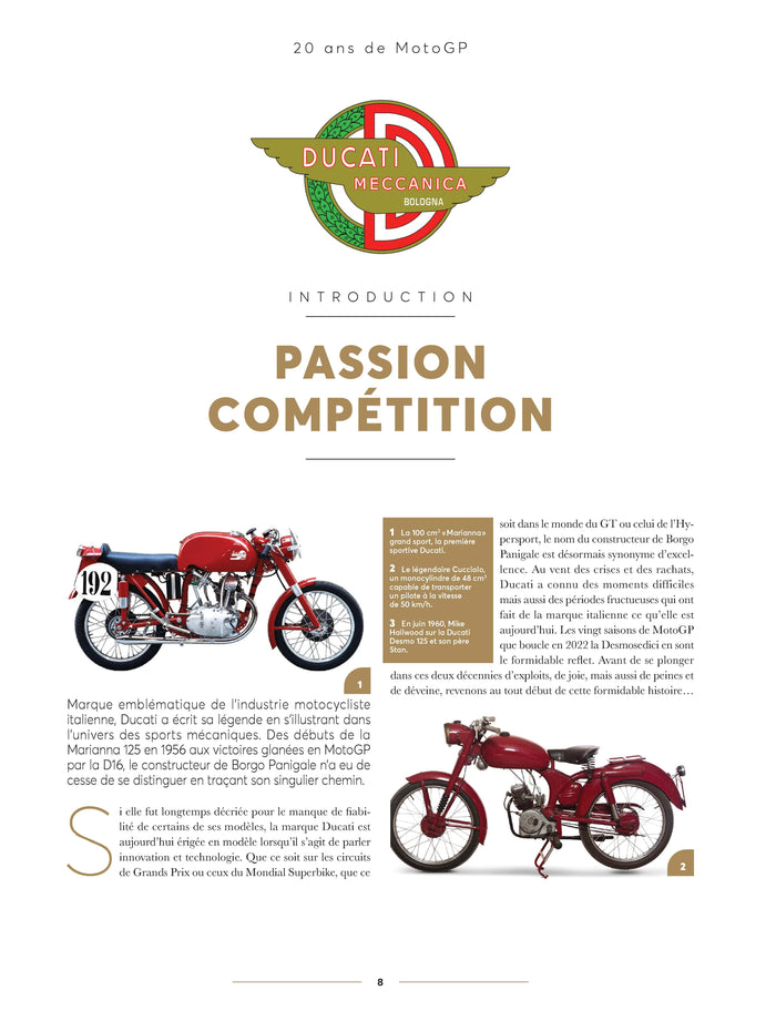 Moto Ducati: 20 ans de Moto GP