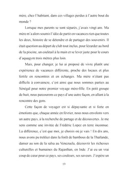 Le bonheur en partant a dit qu'il reviendrait